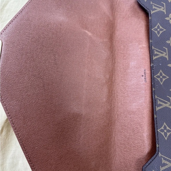 Vintage LV Louis Vuitton Document Portfolio Carrier Monogram Brown - Picture 5 of 13